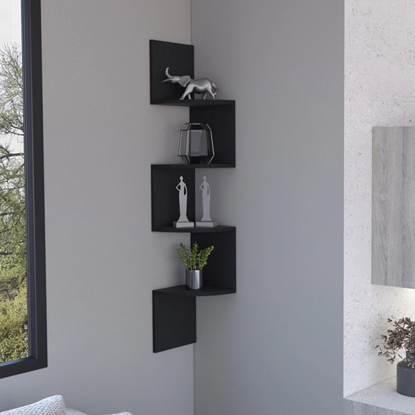 Wrought Studio Jamear Floating Bookcase Wayfair